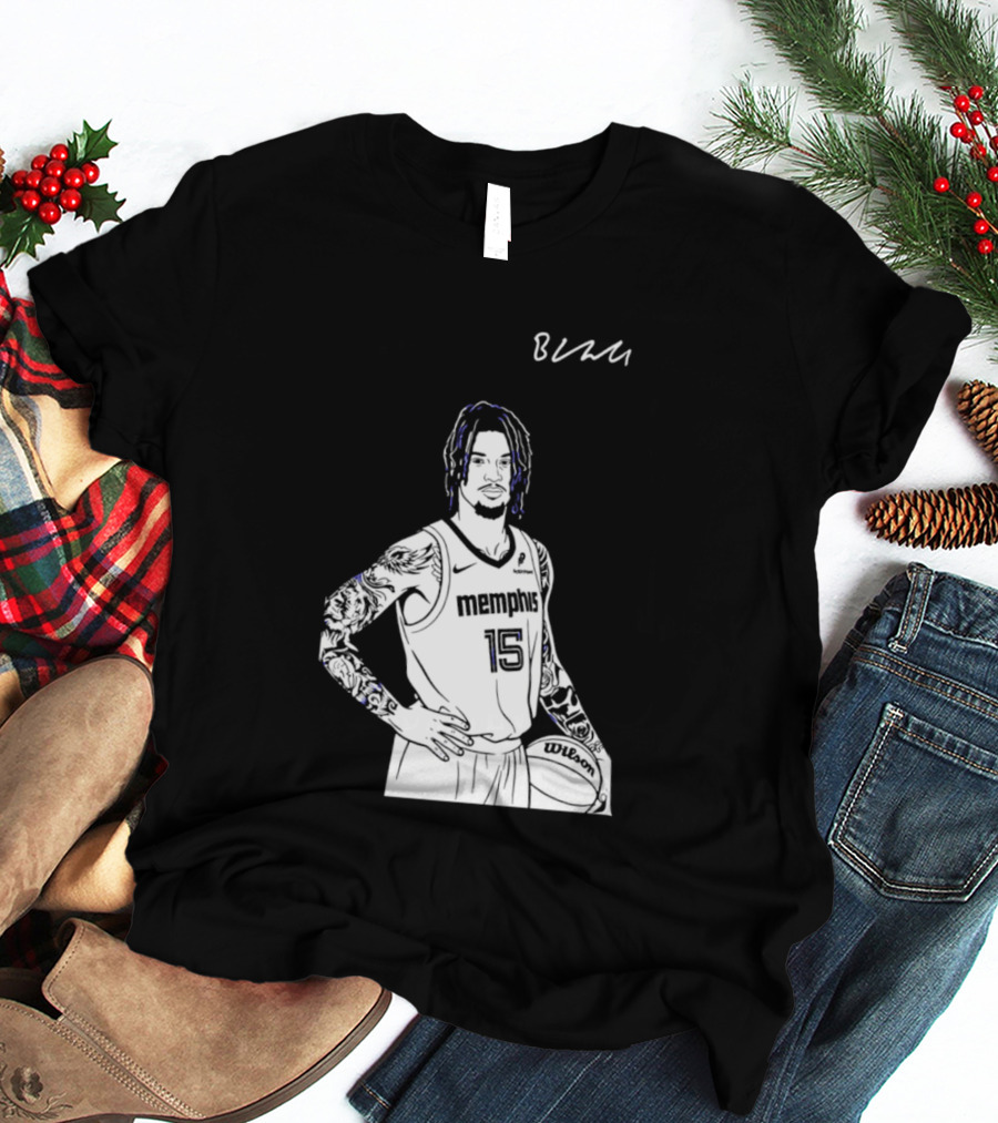RIP Memphis Grizzlies Brandon Clarke Number 15 Basketball Star T-Shirt
