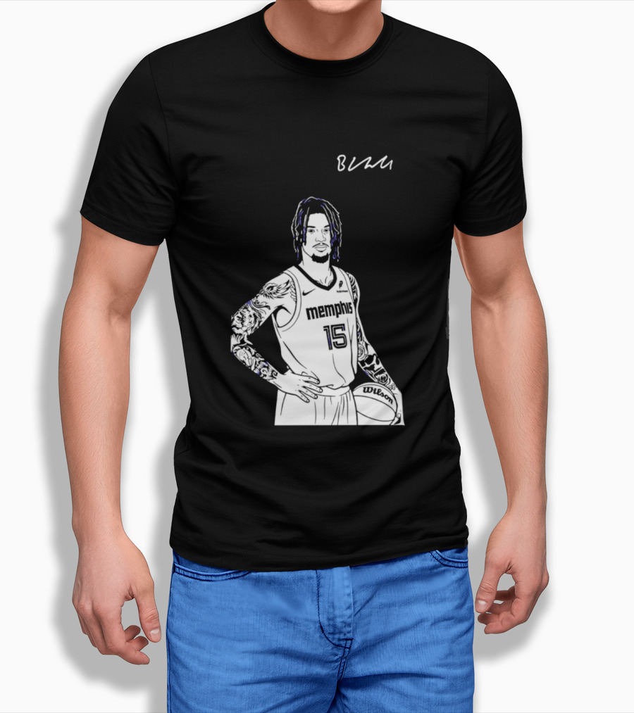 RIP Memphis Grizzlies Brandon Clarke Number 15 Basketball Star T-Shirt