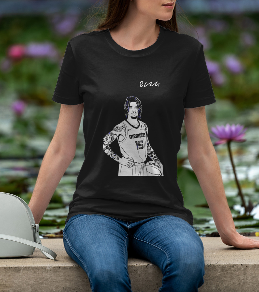 RIP Memphis Grizzlies Brandon Clarke Number 15 Basketball Star T-Shirt