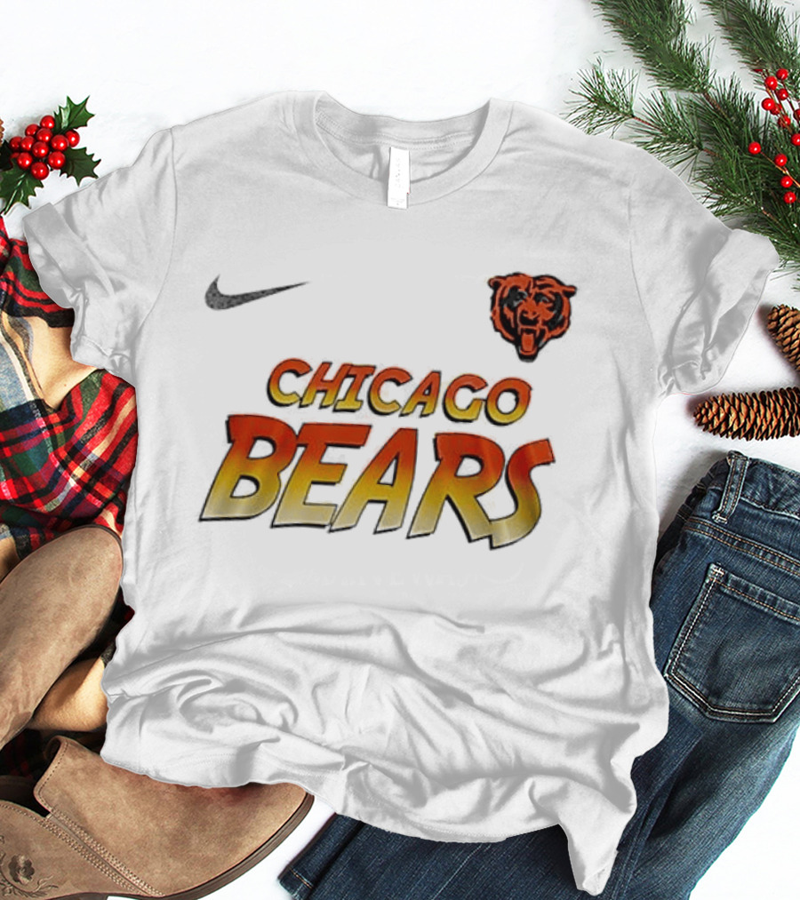 Nike Chicago Bears Indiana Jones Style Collaboration T-Shirt