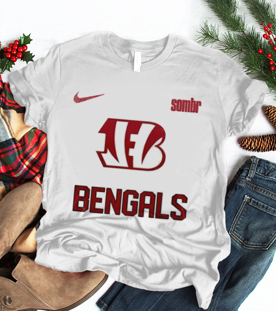 Cincinnati Bengals Nike Sombr The Late Nights And Young Romance Tour T-Shirt