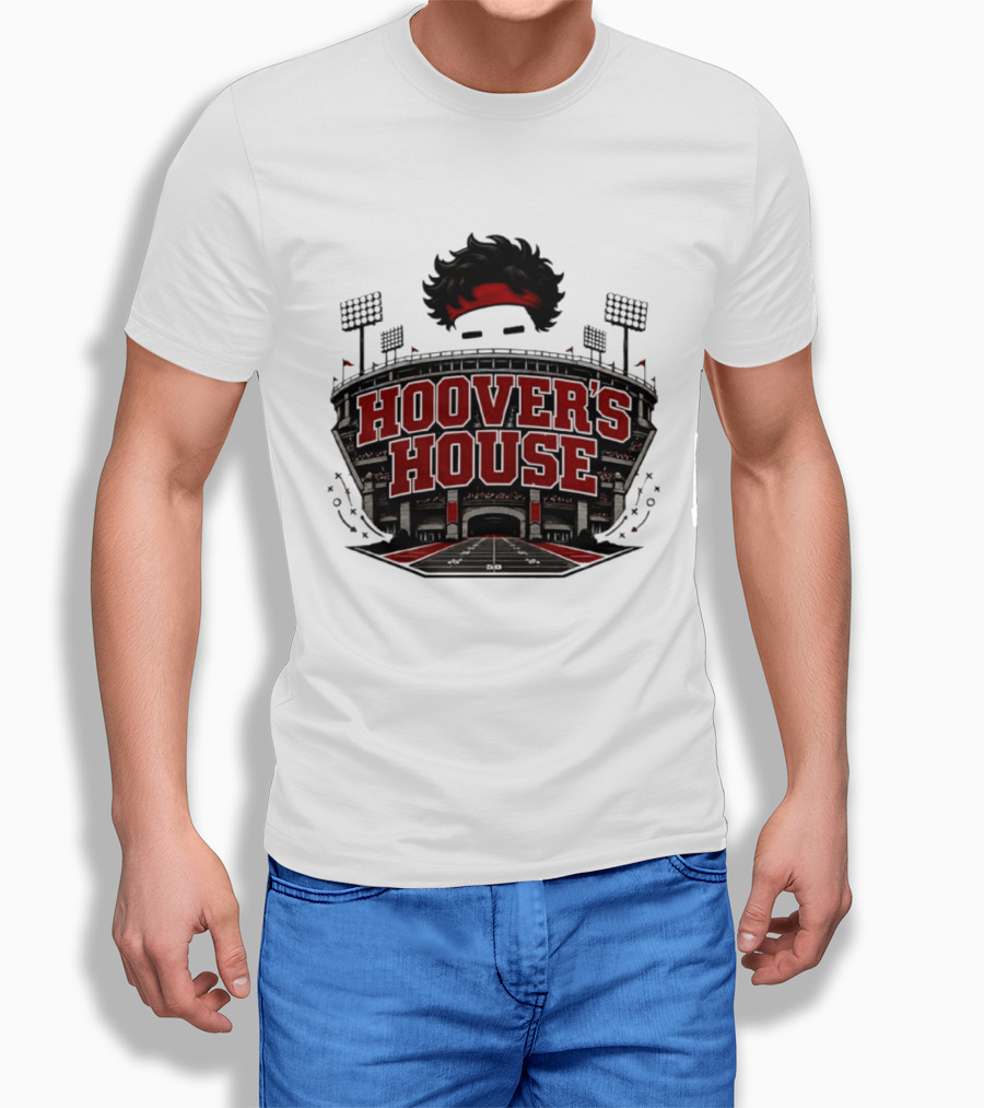 Hoover's House Football Stadium Hair Headband T-Shirt
