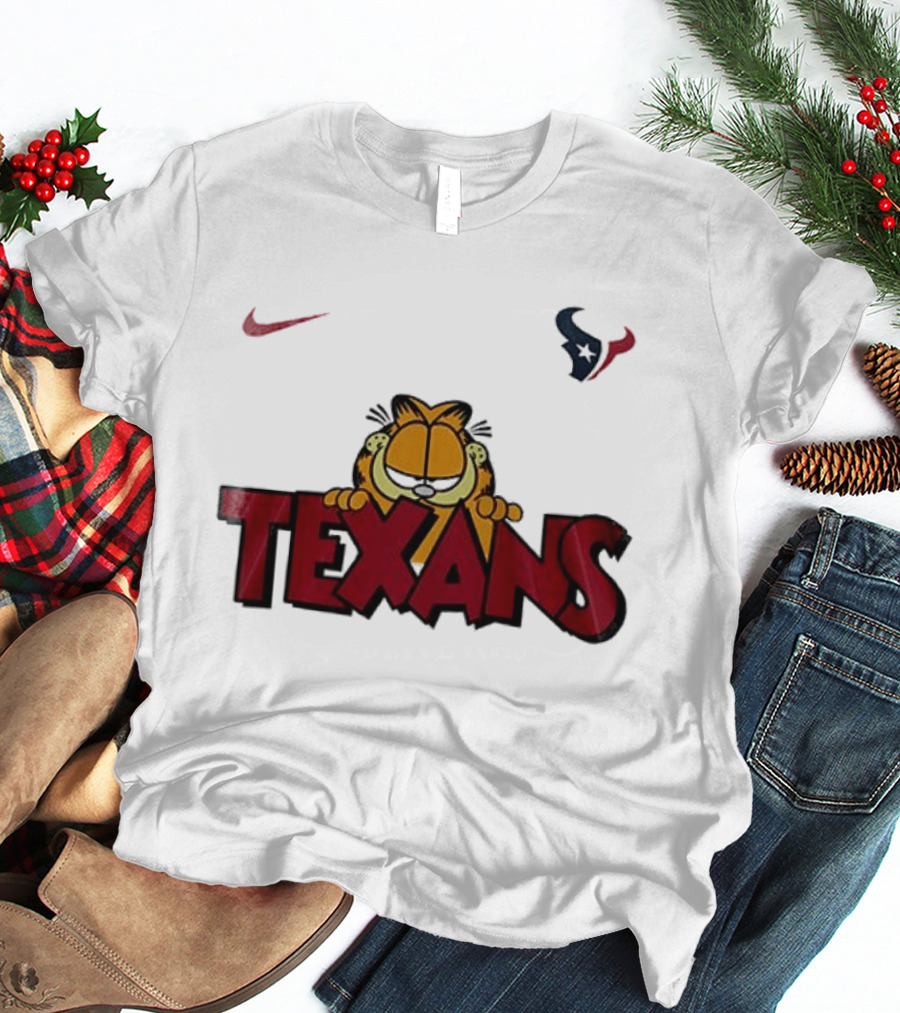 Nike Houston Texans Orange Cat Pose T-Shirt