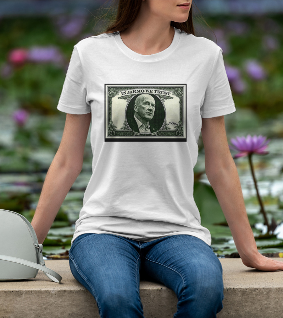 In Jarmo We Trust Dollar Bill Buffalo Sabres Jarmo Kekalainen T-Shirt