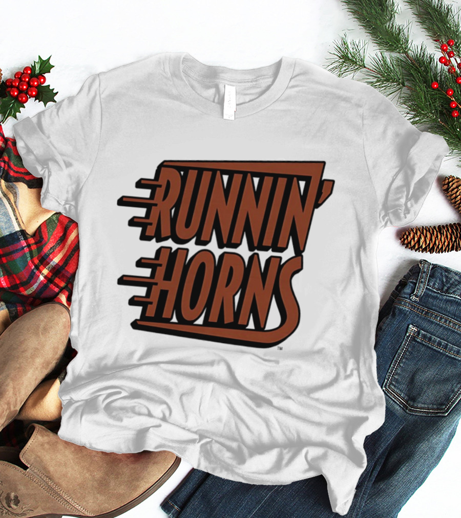 Texas Longhorns Runnin' Horns Basketball 2026 Sports Team Spirit T-Shirt