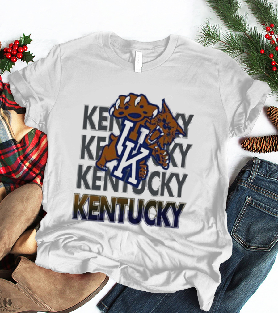 Kentucky Wildcat NCAA Stacked UK Kentucky T-Shirt