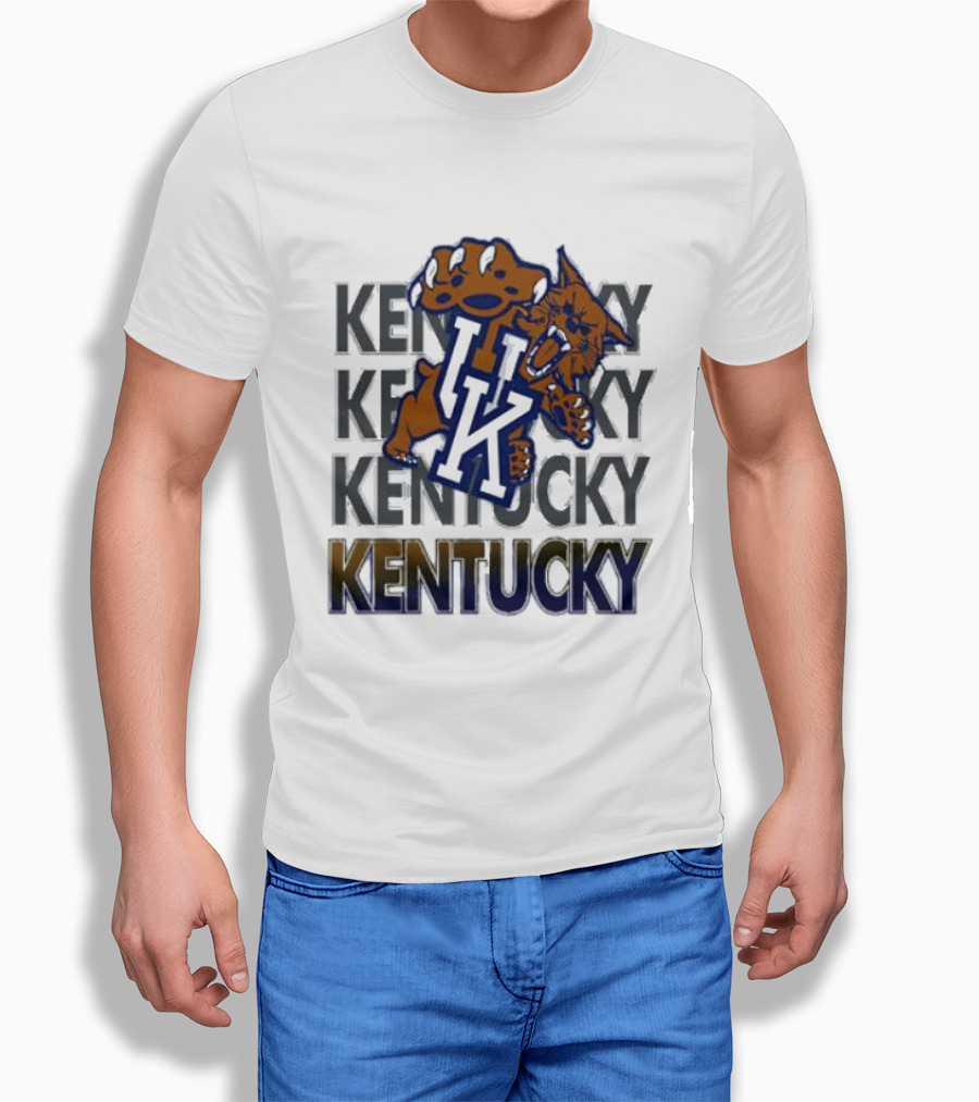 Kentucky Wildcat NCAA Stacked UK Kentucky T-Shirt