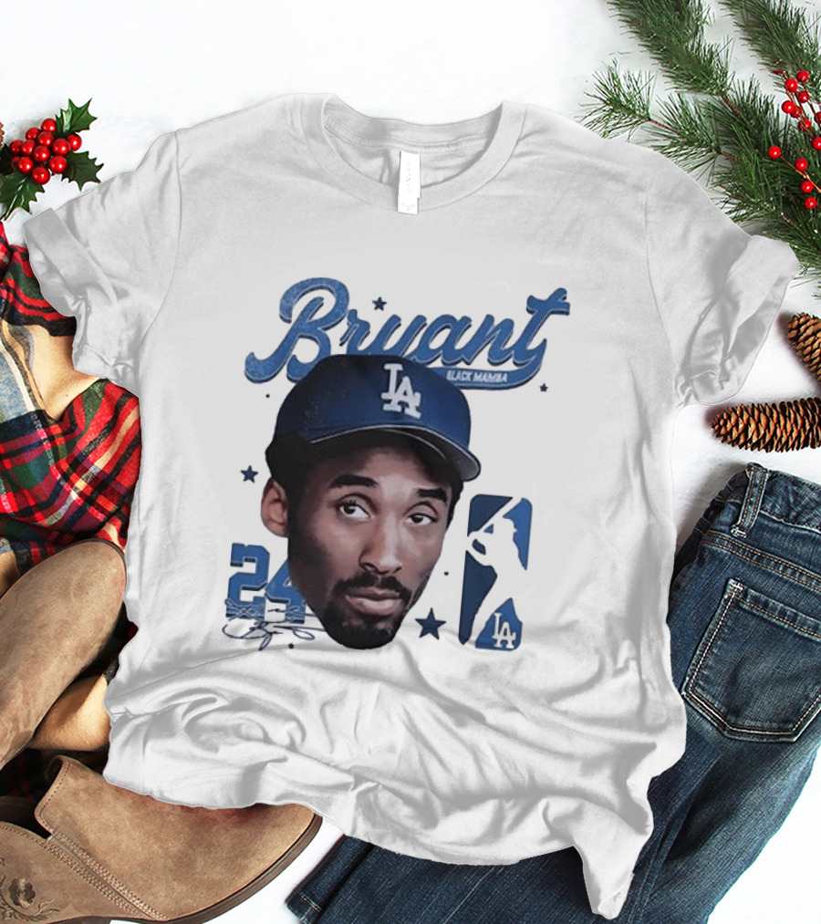 Bryant 24 Black Mamba Los Angeles Dodgers LA 8 T-Shirt
