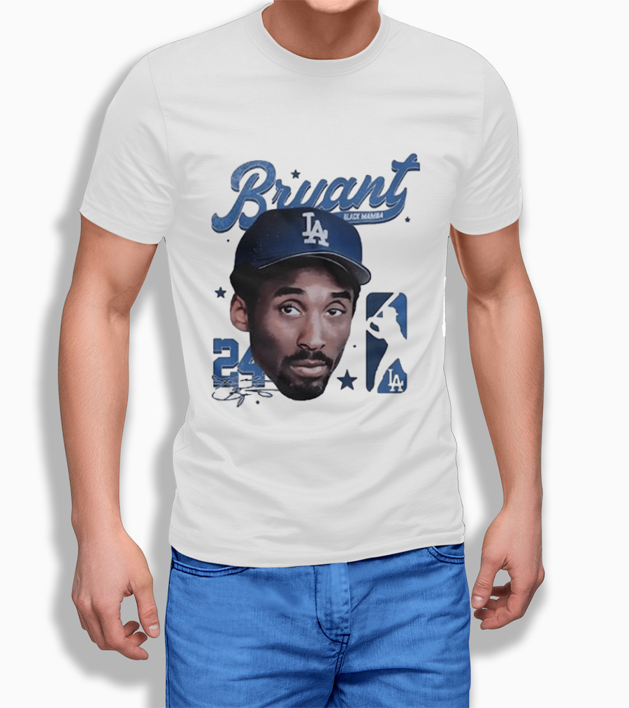 Bryant 24 Black Mamba Los Angeles Dodgers LA 8 T-Shirt