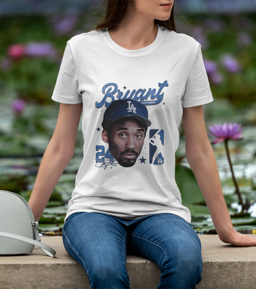 Bryant 24 Black Mamba Los Angeles Dodgers LA 8 T-Shirt
