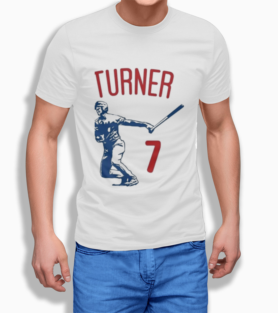 Turner Player 7 Baseball Batter T-Shirt