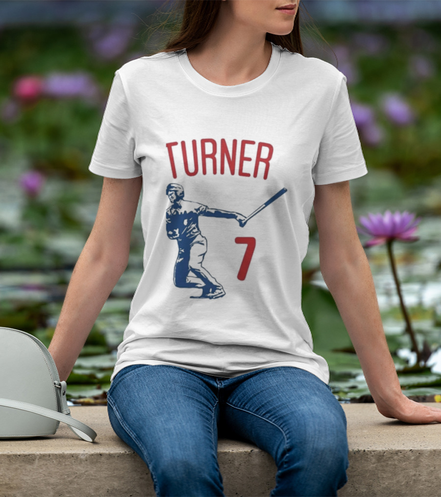 Turner Player 7 Baseball Batter T-Shirt