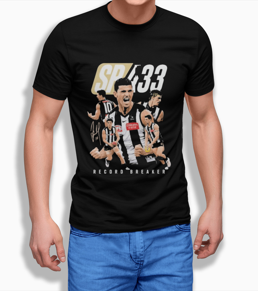 SP433 Record Breaker Emirates Footy Milestone T-Shirt