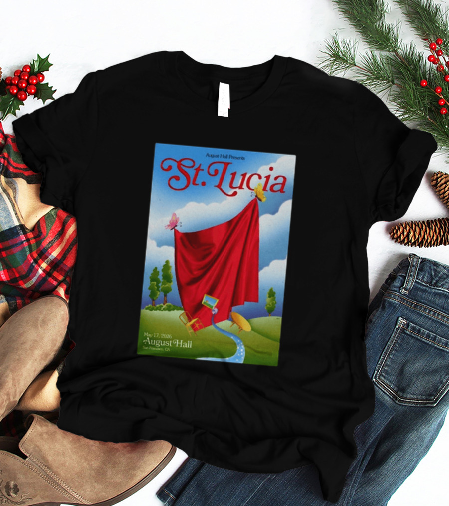 August Hall Presents St. Lucia May 17 2026 San Francisco CA T-Shirt