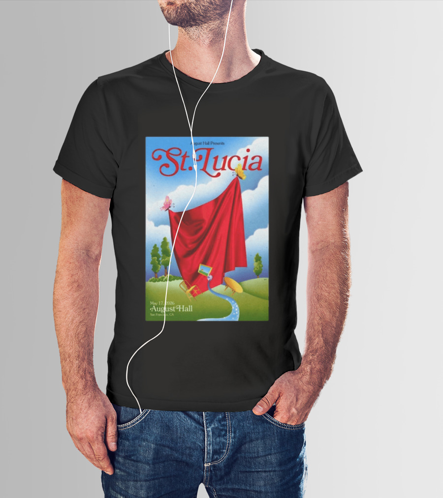 August Hall Presents St. Lucia May 17 2026 San Francisco CA T-Shirt