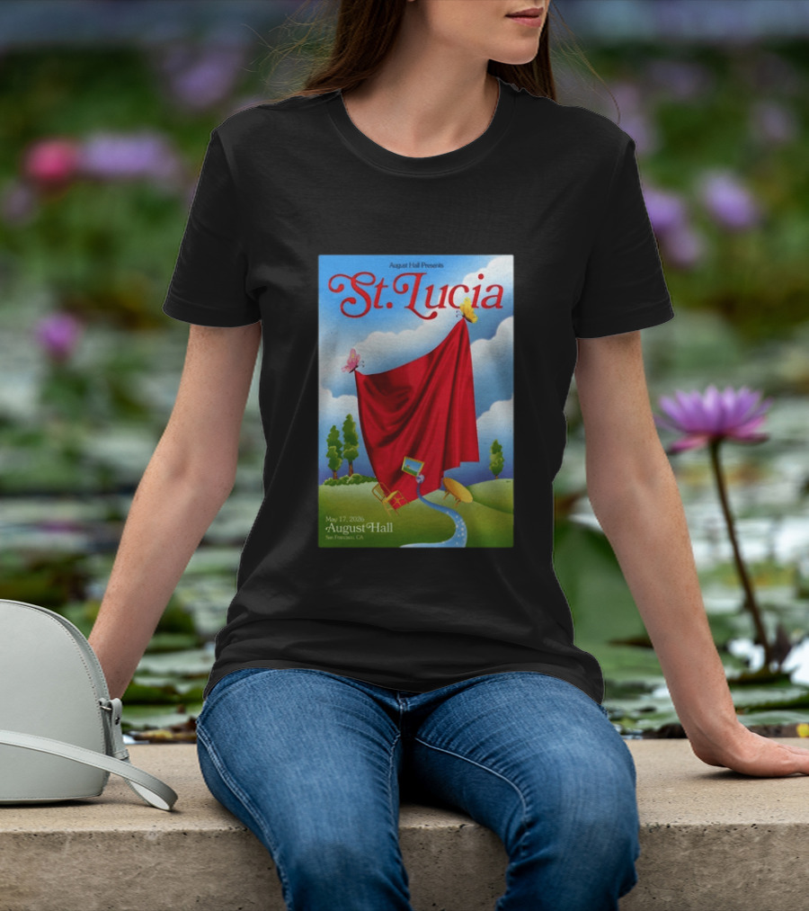 August Hall Presents St. Lucia May 17 2026 San Francisco CA T-Shirt