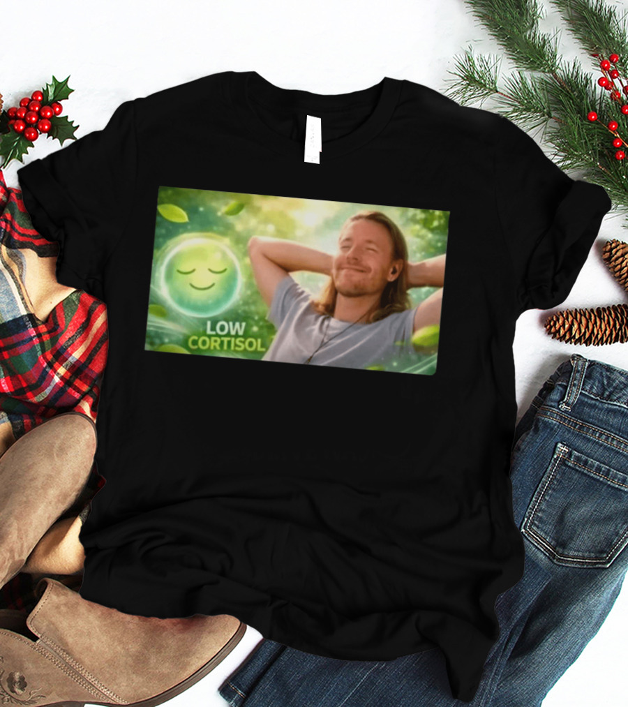 Low Cortisol Goatis 2026 Stress Free Relaxation T-Shirt