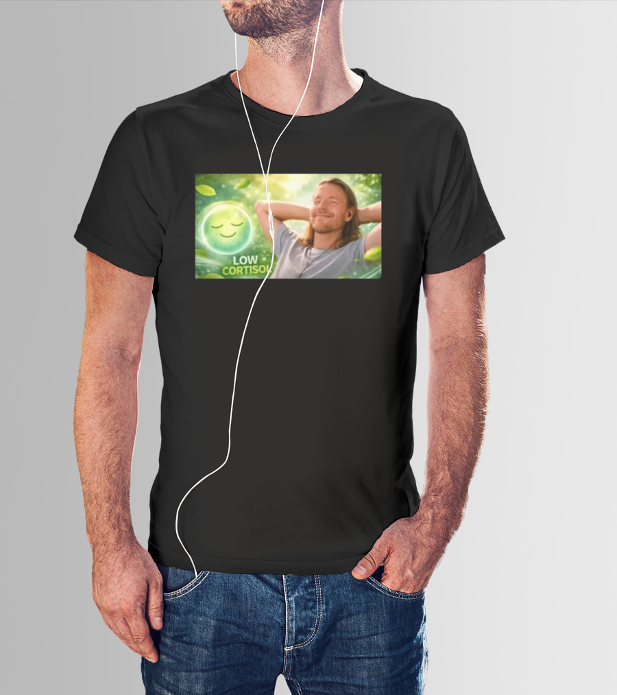 Low Cortisol Goatis 2026 Stress Free Relaxation T-Shirt
