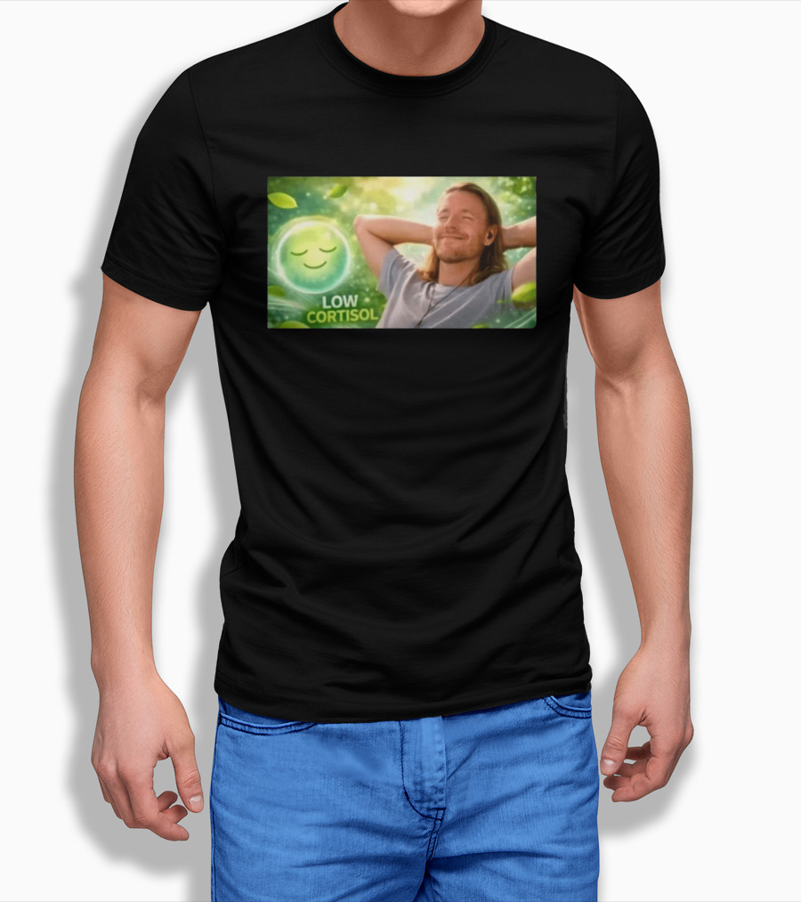 Low Cortisol Goatis 2026 Stress Free Relaxation T-Shirt