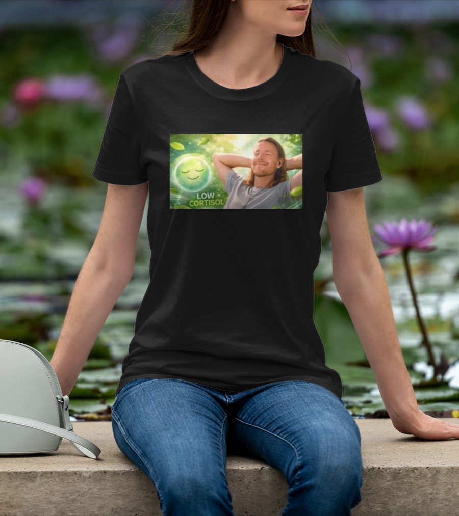 Low Cortisol Goatis 2026 Stress Free Relaxation T-Shirt
