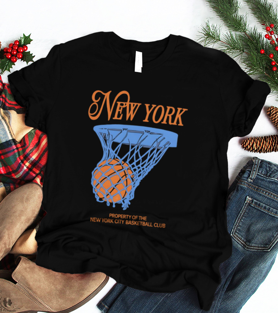 New York Basketball Property Of The New York City Basketball Club T-Shirt