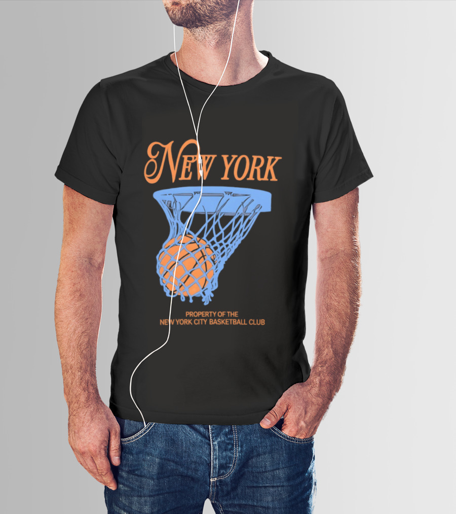 New York Basketball Property Of The New York City Basketball Club T-Shirt