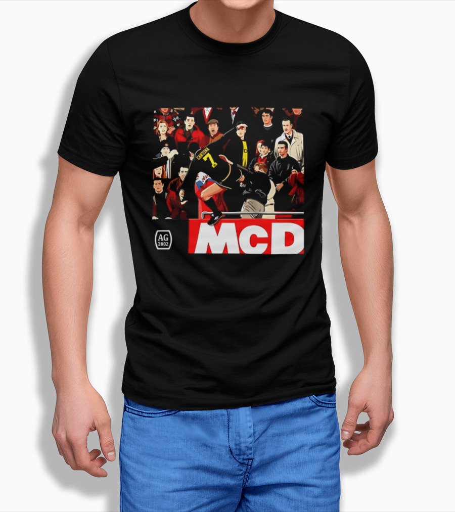 Oh Ah Kung Fu Cantona Kick Crowd Scene MCD T-Shirt