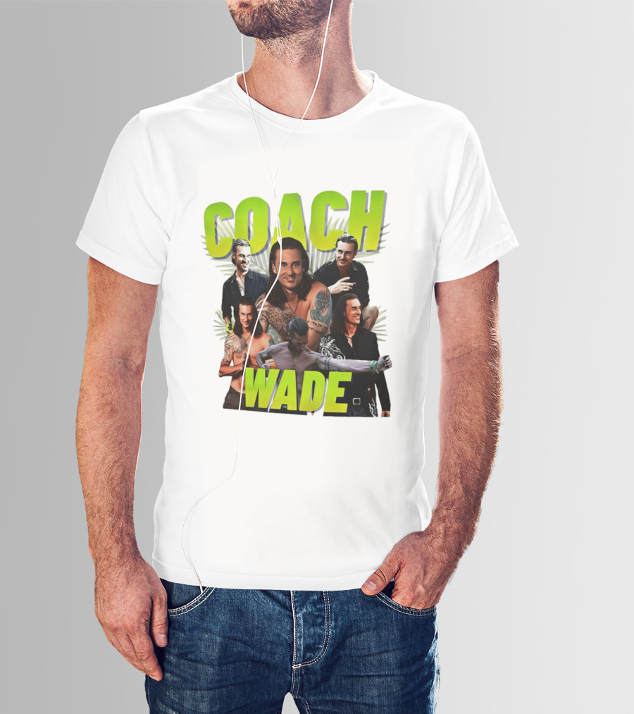Coach Wade Survivor Tattooed Icon Collage T-Shirt
