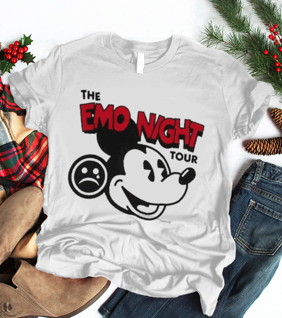 The Emo Night Tour Mouse Sad Face T-Shirt