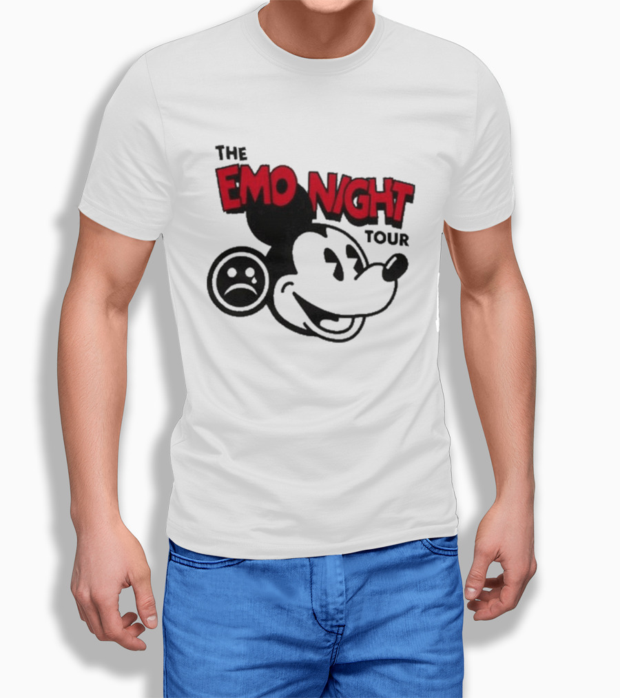 The Emo Night Tour Mouse Sad Face T-Shirt