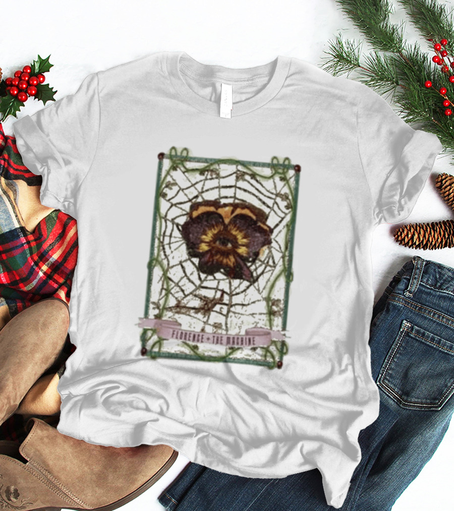 Florence And The Machine Flower Spider Web T-Shirt