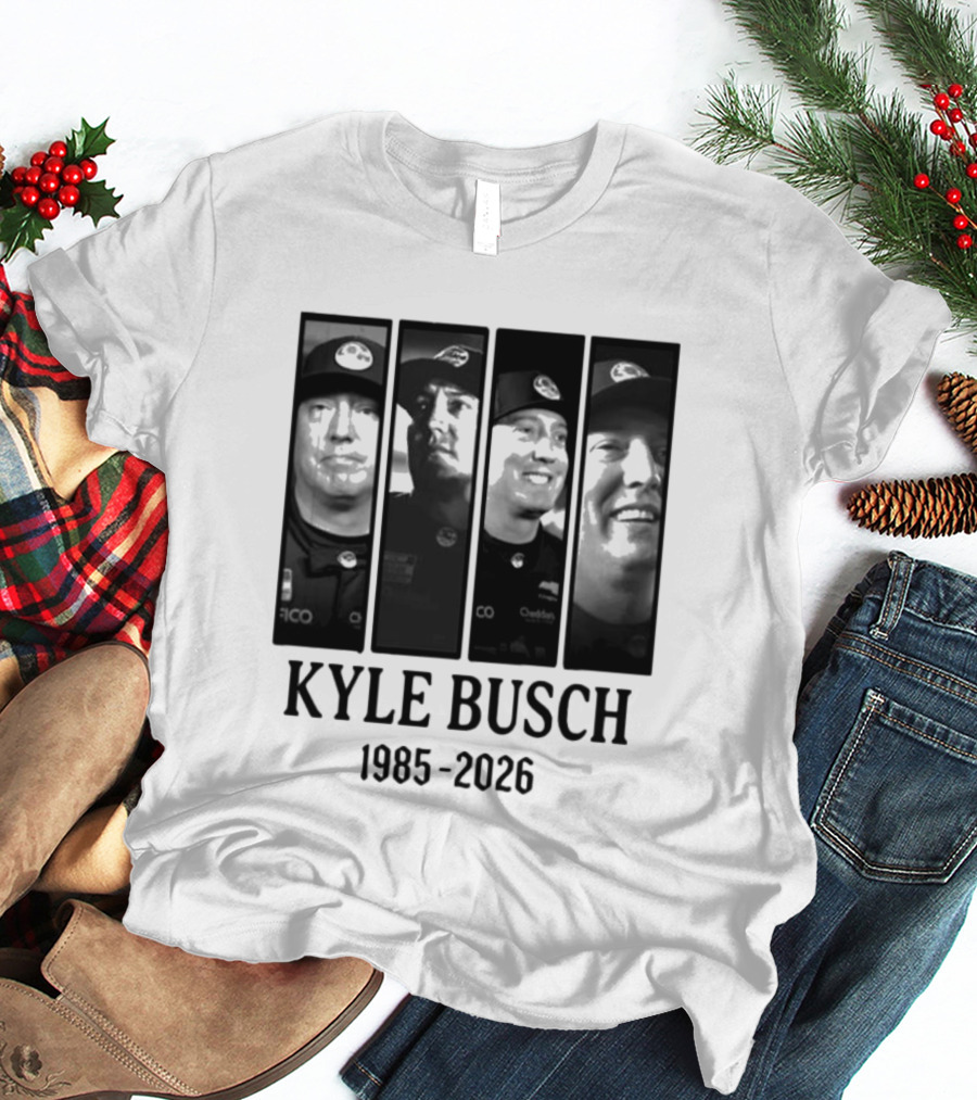 Kyle Busch 1985 2026 Racing Legend Commemoration T-Shirt