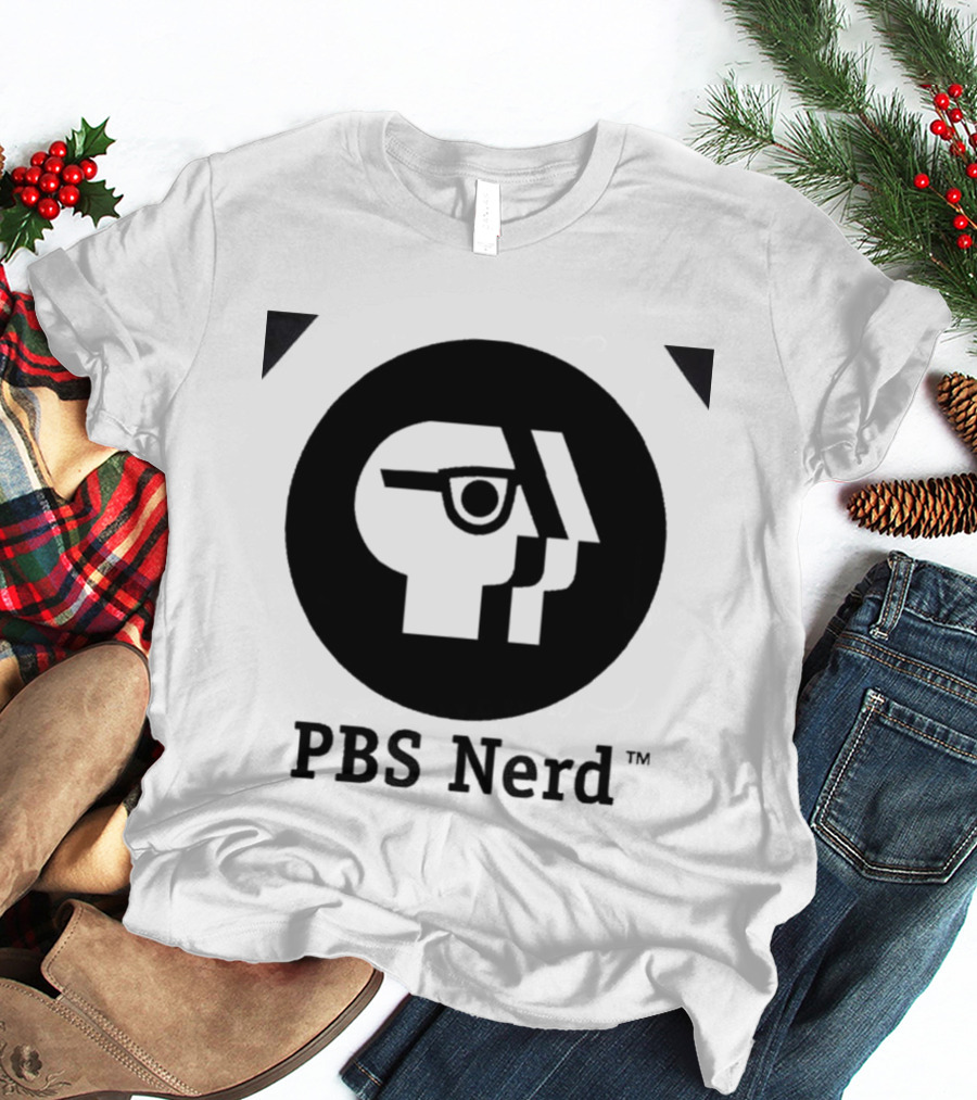 PBS Nerd Retro Minimalist Face T-Shirt