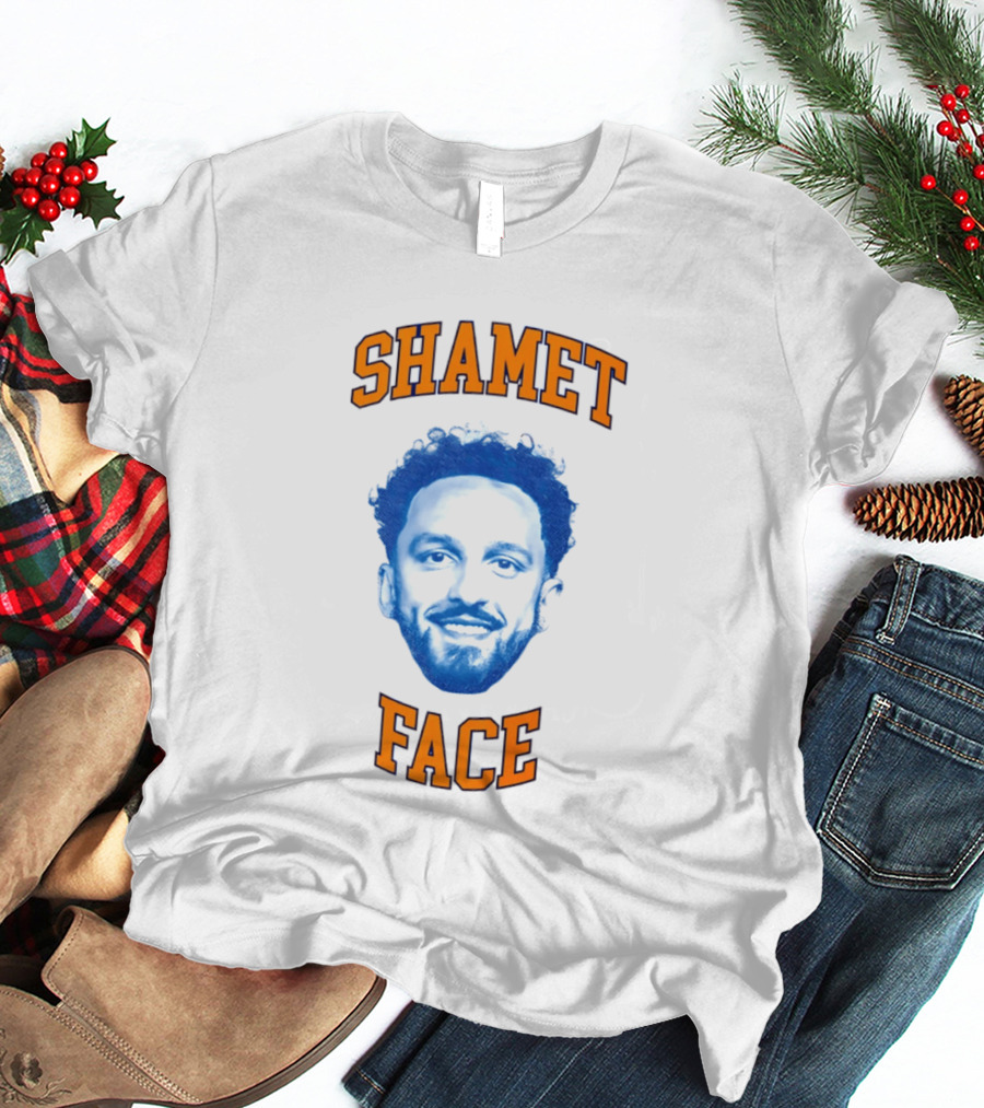 SHAMET FACE New York Knicks Timothée Chalamet T-Shirt