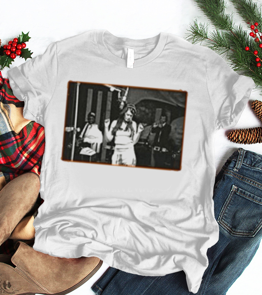 Sienna Spiro Visitor Studio Retro Black And White Music Scene T-Shirt
