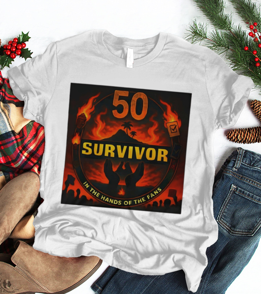 Survivor 50 Season Outwit Outplay Outlast In The Hands Of The Fans T-Shirt