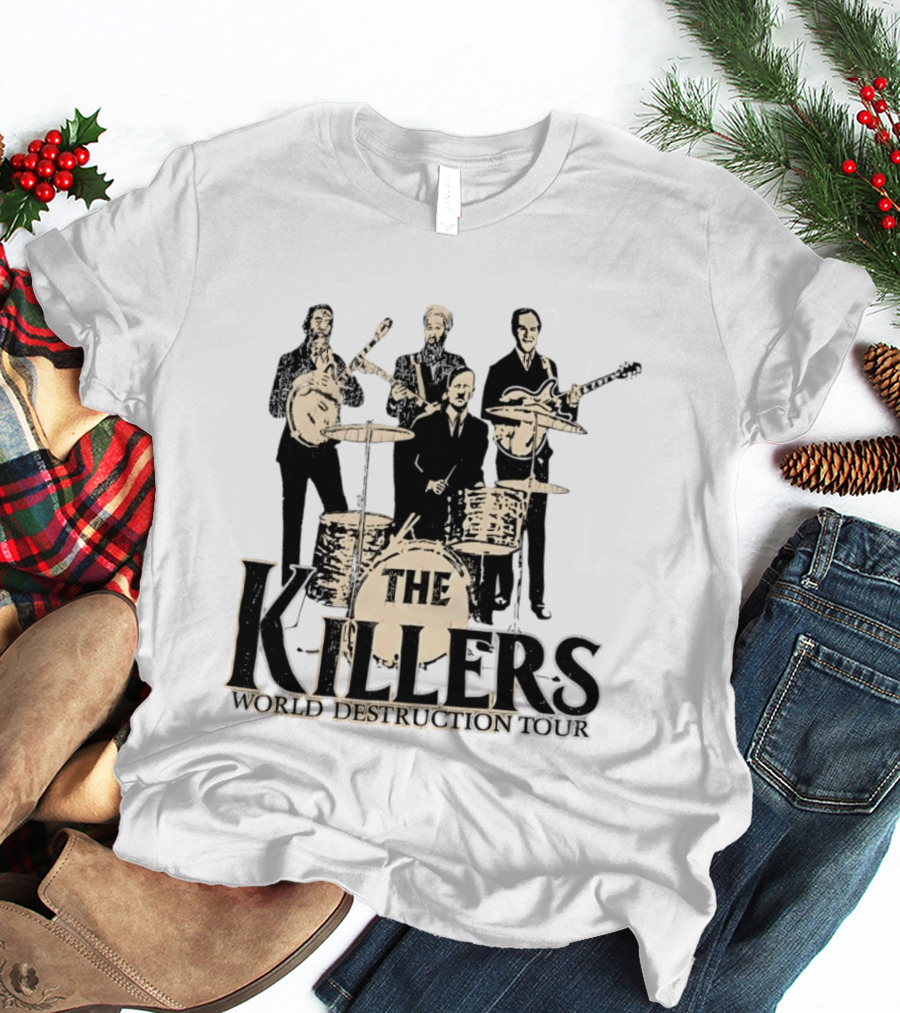 The Killers World Destruction Tour 2008 Band T-Shirt