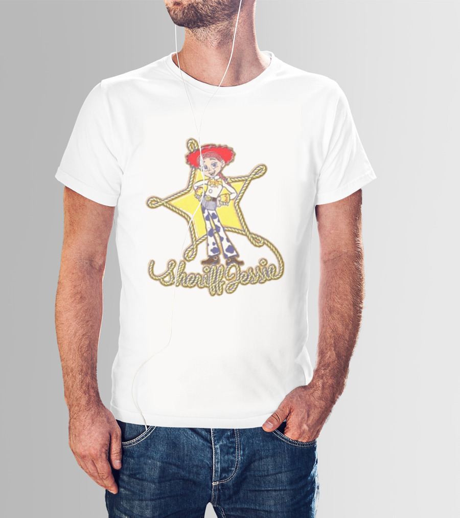 Sheriff Jessie Toy Story 5 Star Badge Rope Cowgirl T-Shirt