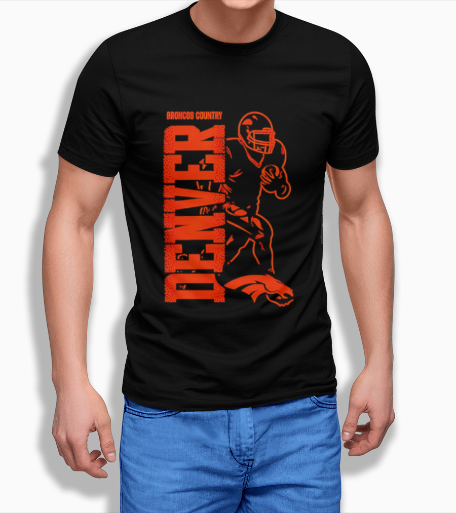 Broncos Country Denver Broncos Football Team Spirit T-Shirt