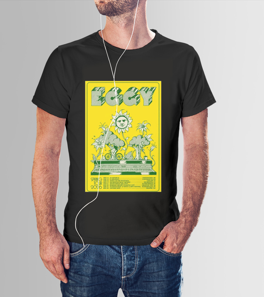 Eggy Spring Tour 2026 Concert With Sunflower And Piano T-Shirt