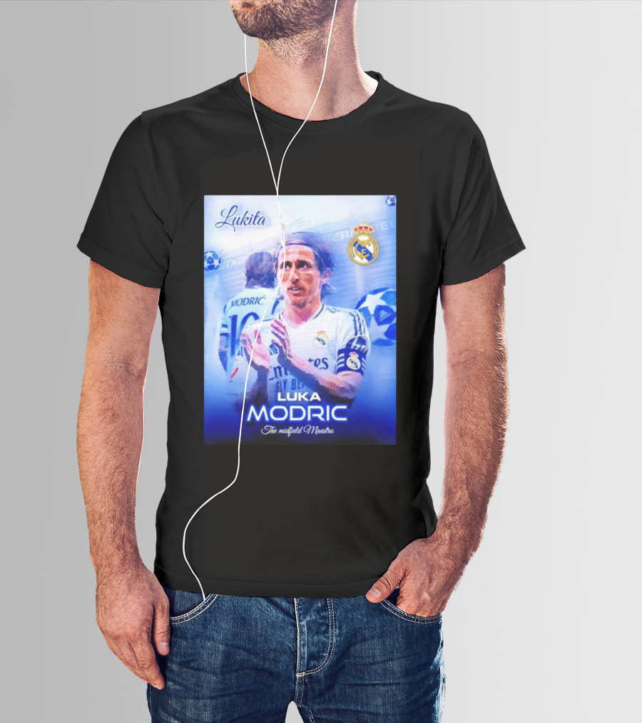 Real Madrid Luka Modric Midfield Maestro Lukita T-Shirt