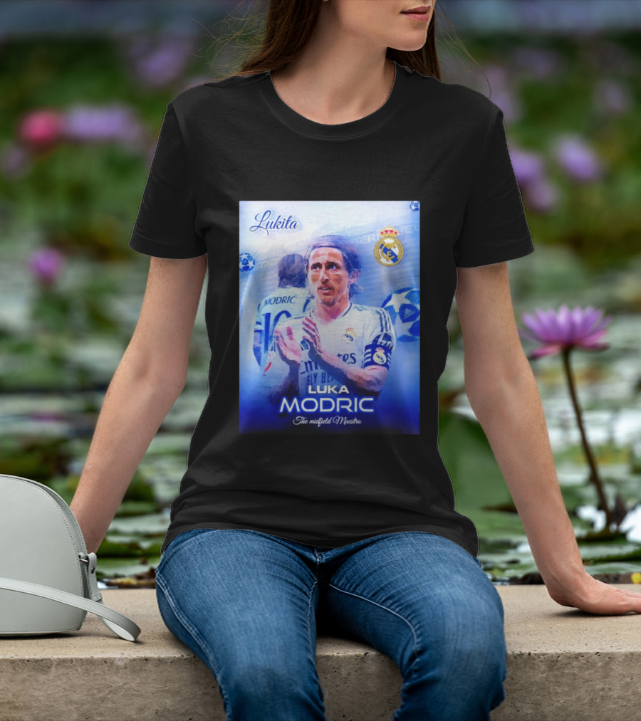 Real Madrid Luka Modric Midfield Maestro Lukita T-Shirt