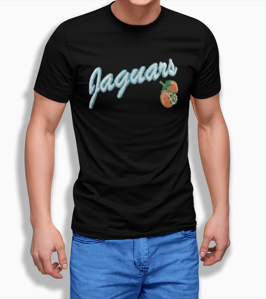 Jaguars X LAFAVRE Black Corduroy Hat Peaches Embroidery T-Shirt