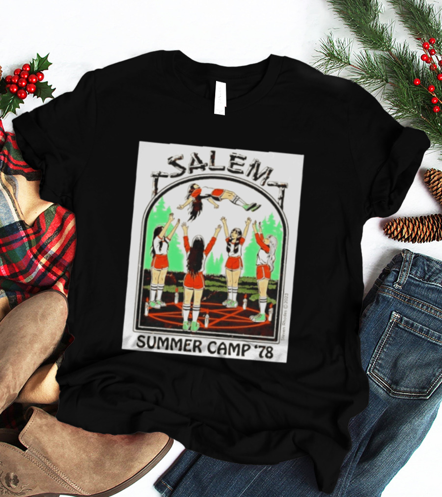Salem Summer Camp '78 Ritual With Girls In Red And White Outfits T-Shirt