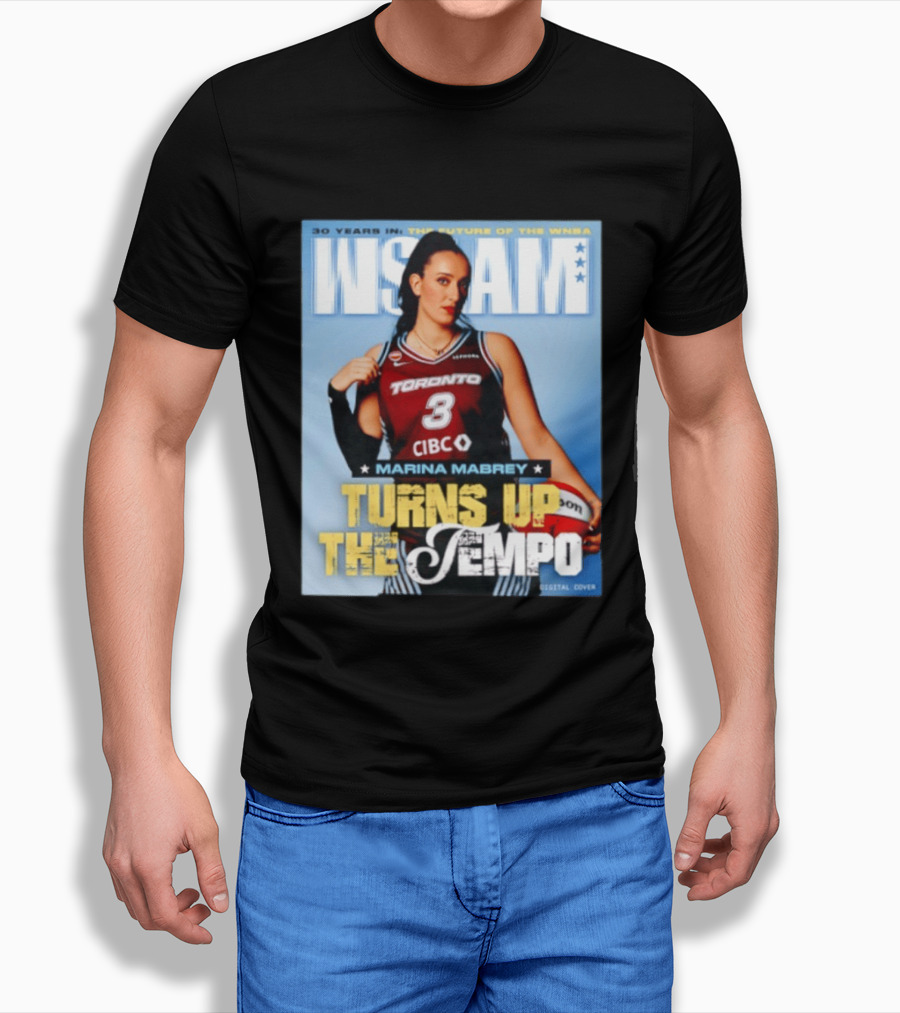 Marina Mabrey Turns Up The Tempo Toronto Basketball Slam Cover T-Shirt