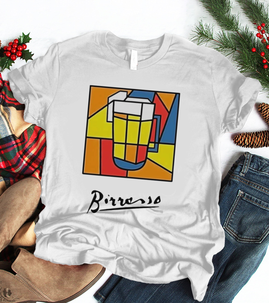 Birresso Beer Abstract Colorful Geometry T-Shirt
