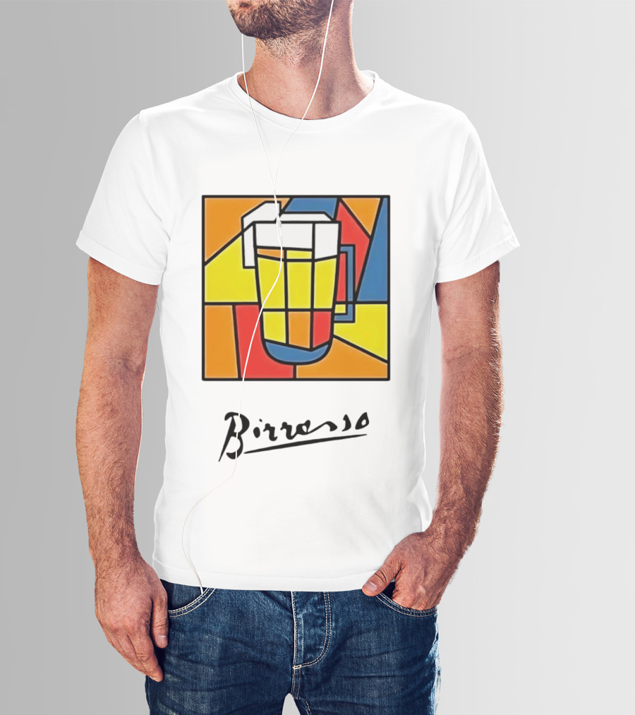 Birresso Beer Abstract Colorful Geometry T-Shirt