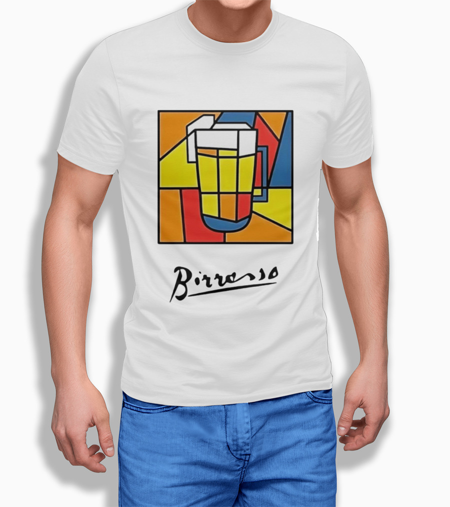 Birresso Beer Abstract Colorful Geometry T-Shirt