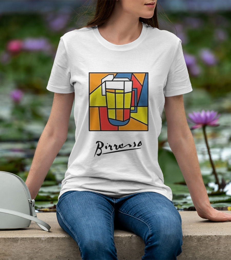 Birresso Beer Abstract Colorful Geometry T-Shirt