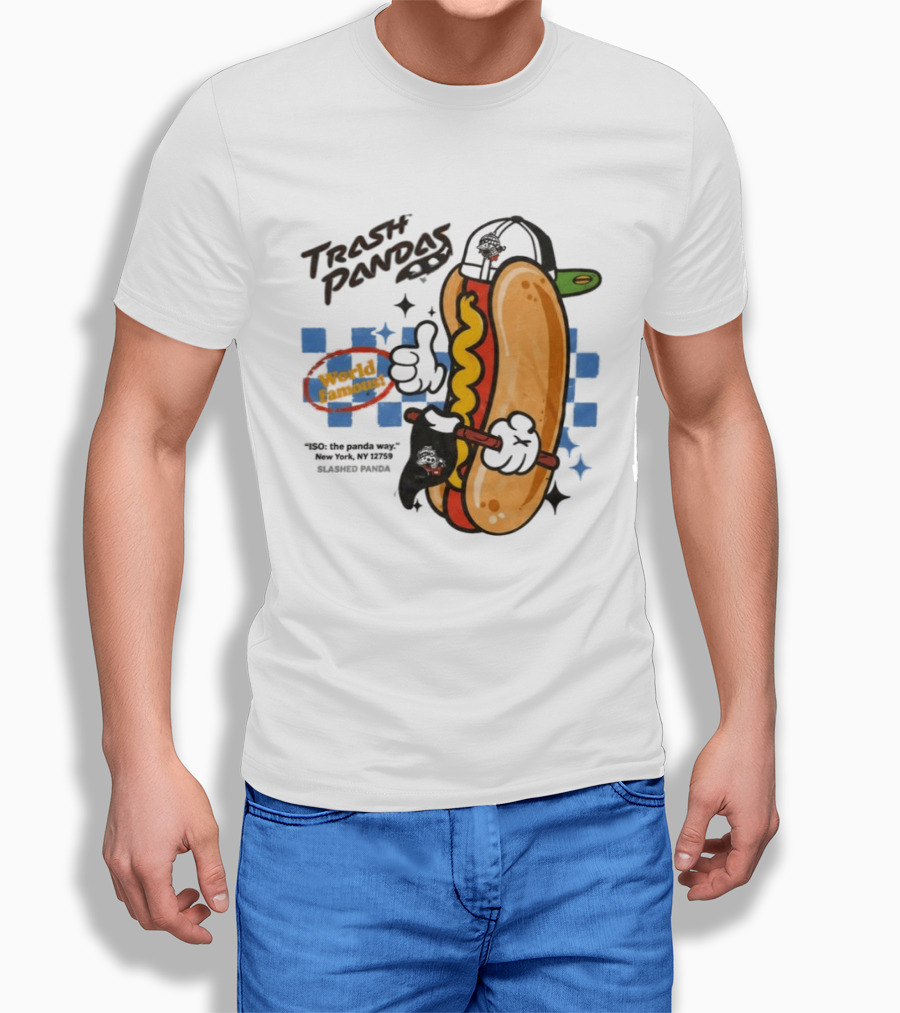 Trash Pandas World Famoust Hot Dog Thumbs Up T-Shirt